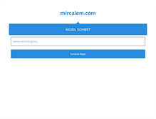 Tablet Screenshot of mircalem.com